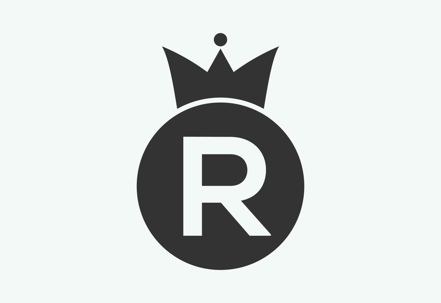 inicial letra r logo diseño plantilla, vector ilustración