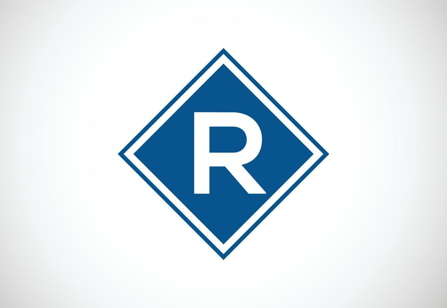 Initial letter R logo design template, Vector illustration