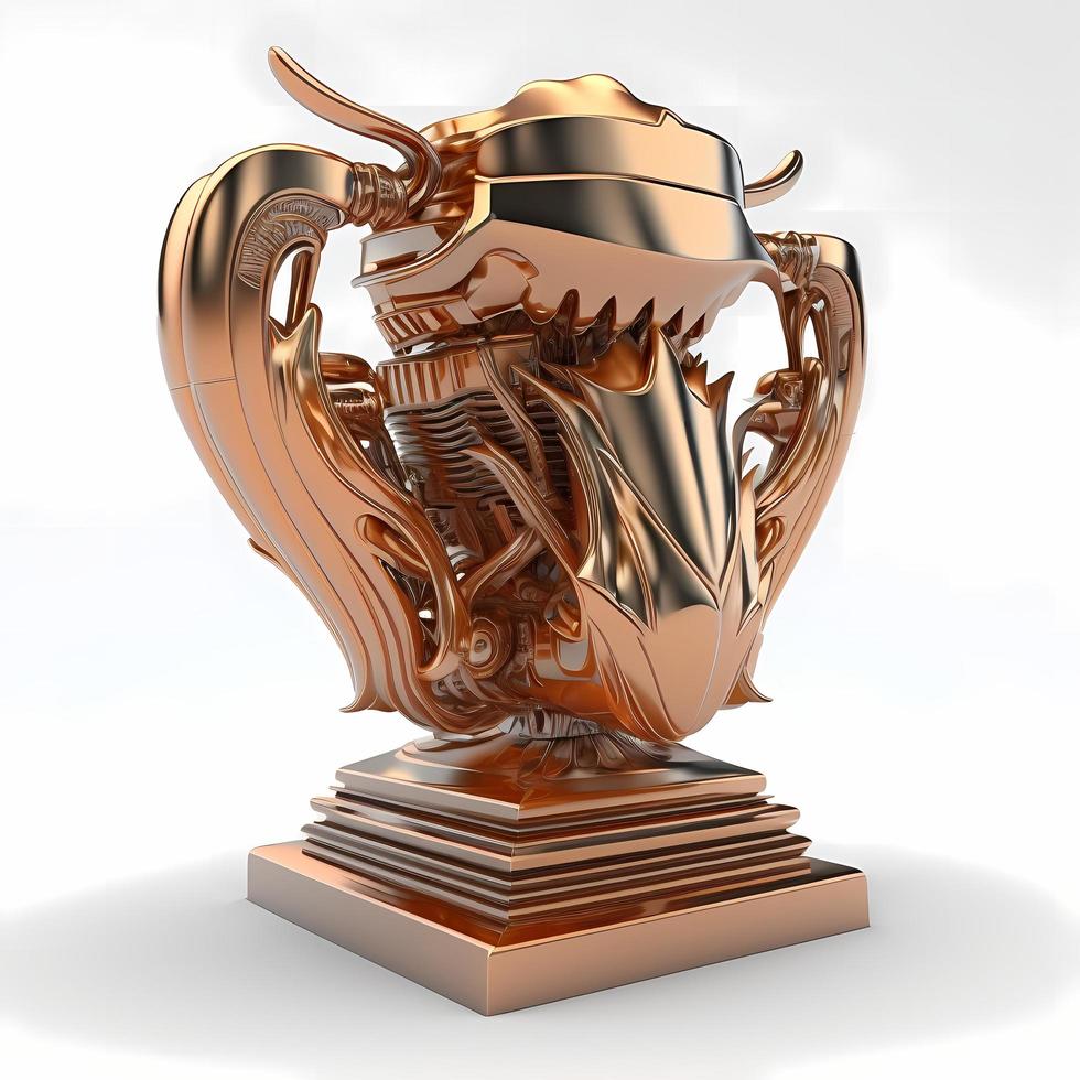 trophy illustration AI Generated photo