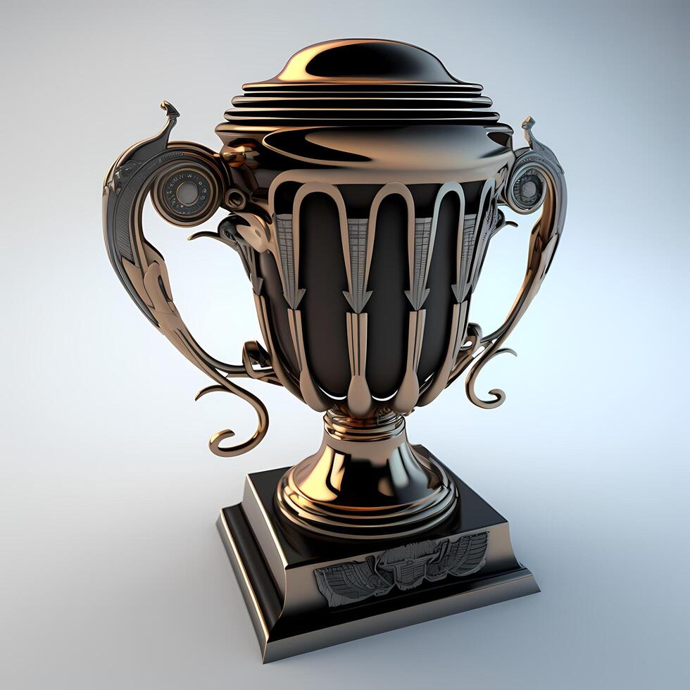 trophy illustration AI Generated photo