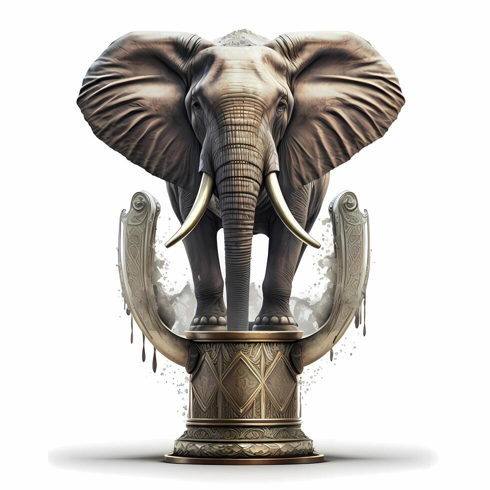 trophy illustration AI Generated photo