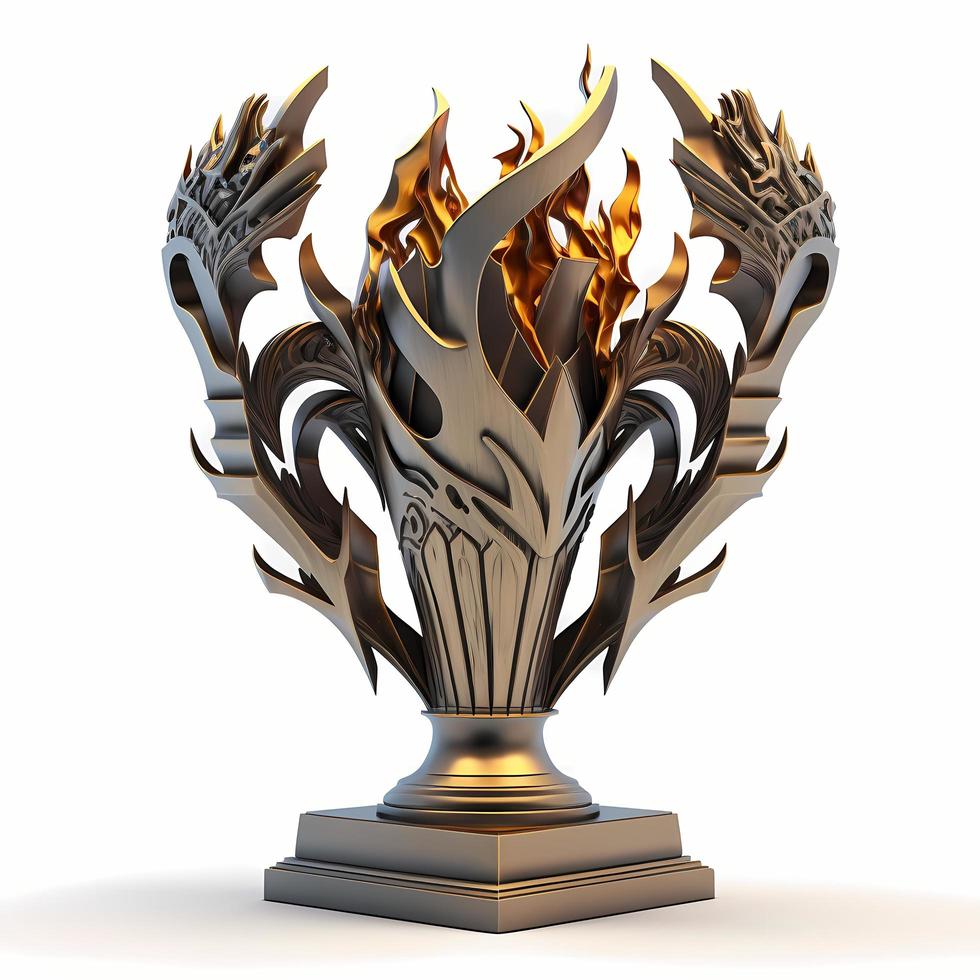 trophy illustration AI Generated photo