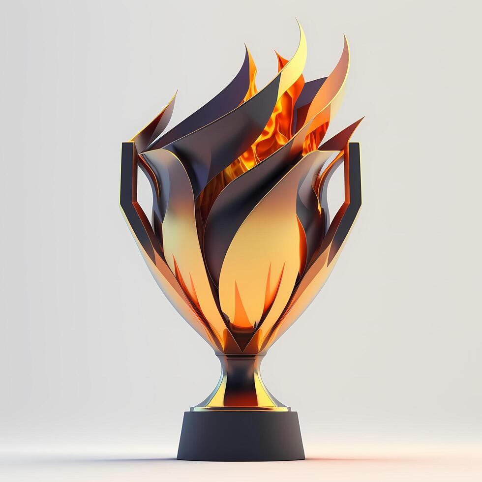 trophy illustration AI Generated photo