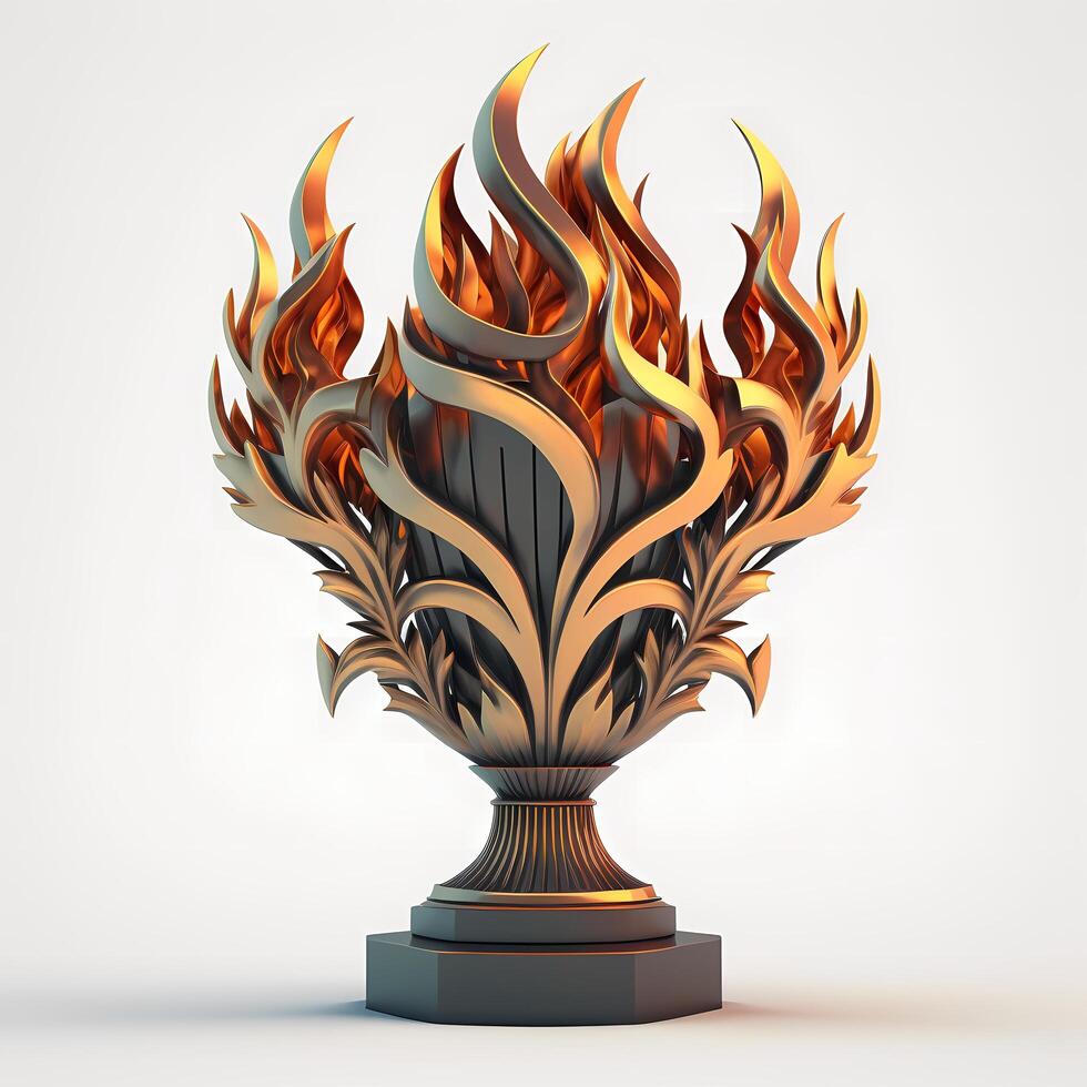 trophy illustration AI Generated photo