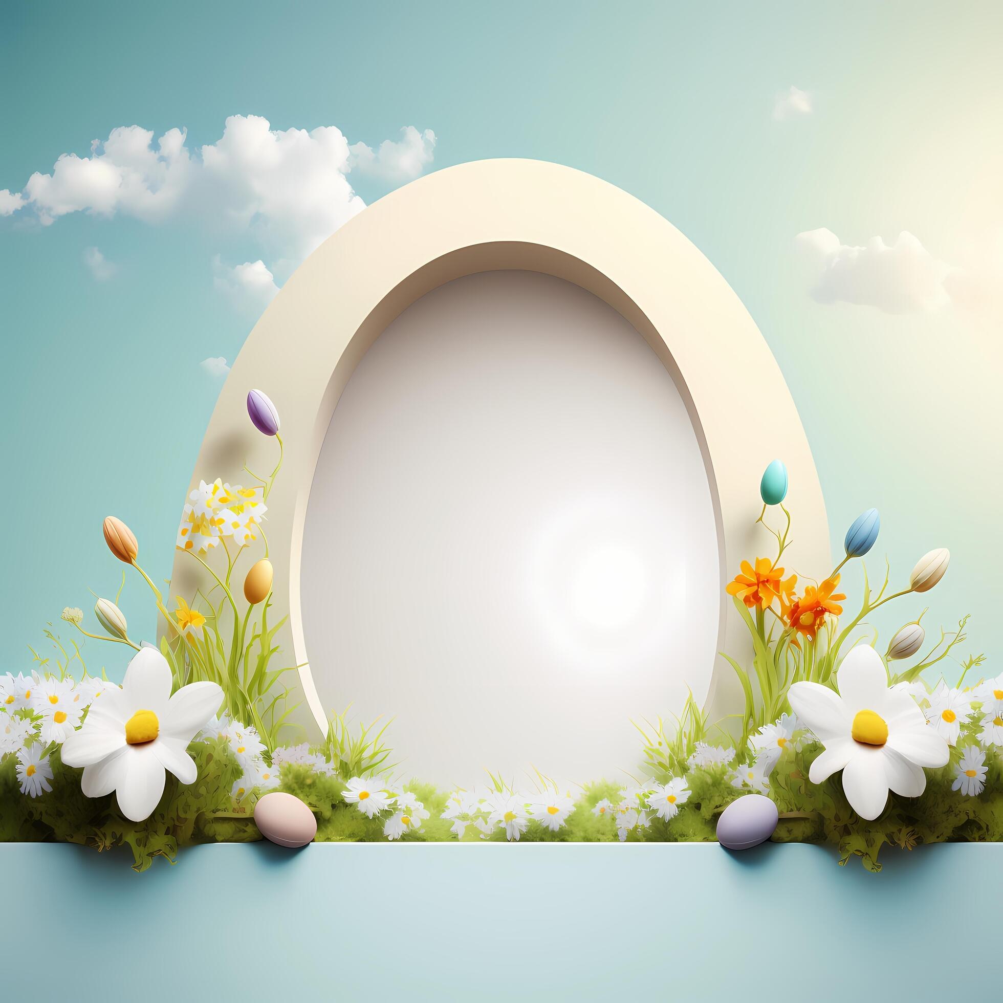 easter wallpaper illustration AI Generated 21950726 Stock Photo at Vecteezy