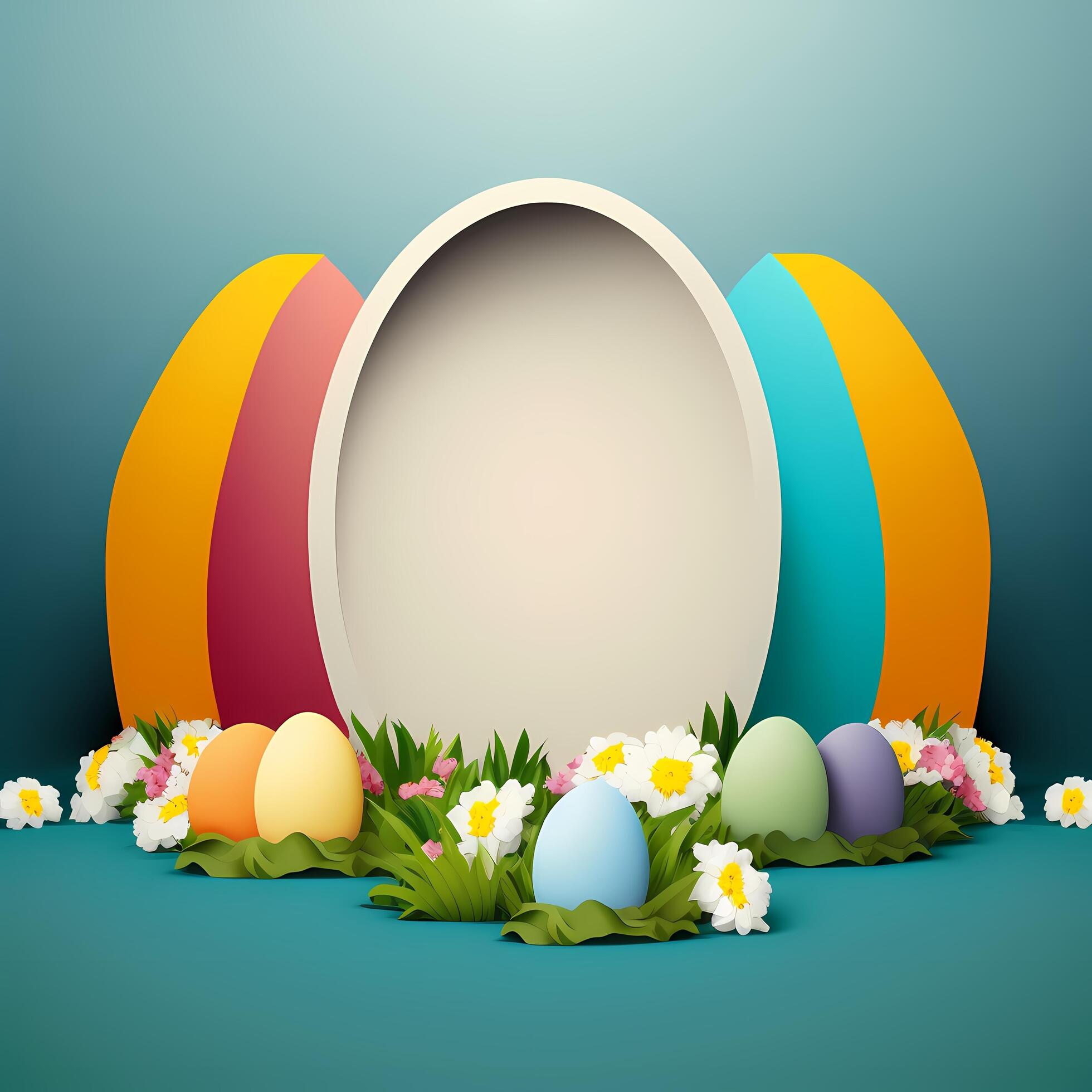 easter wallpaper illustration AI Generated 21950746 Stock Photo at Vecteezy