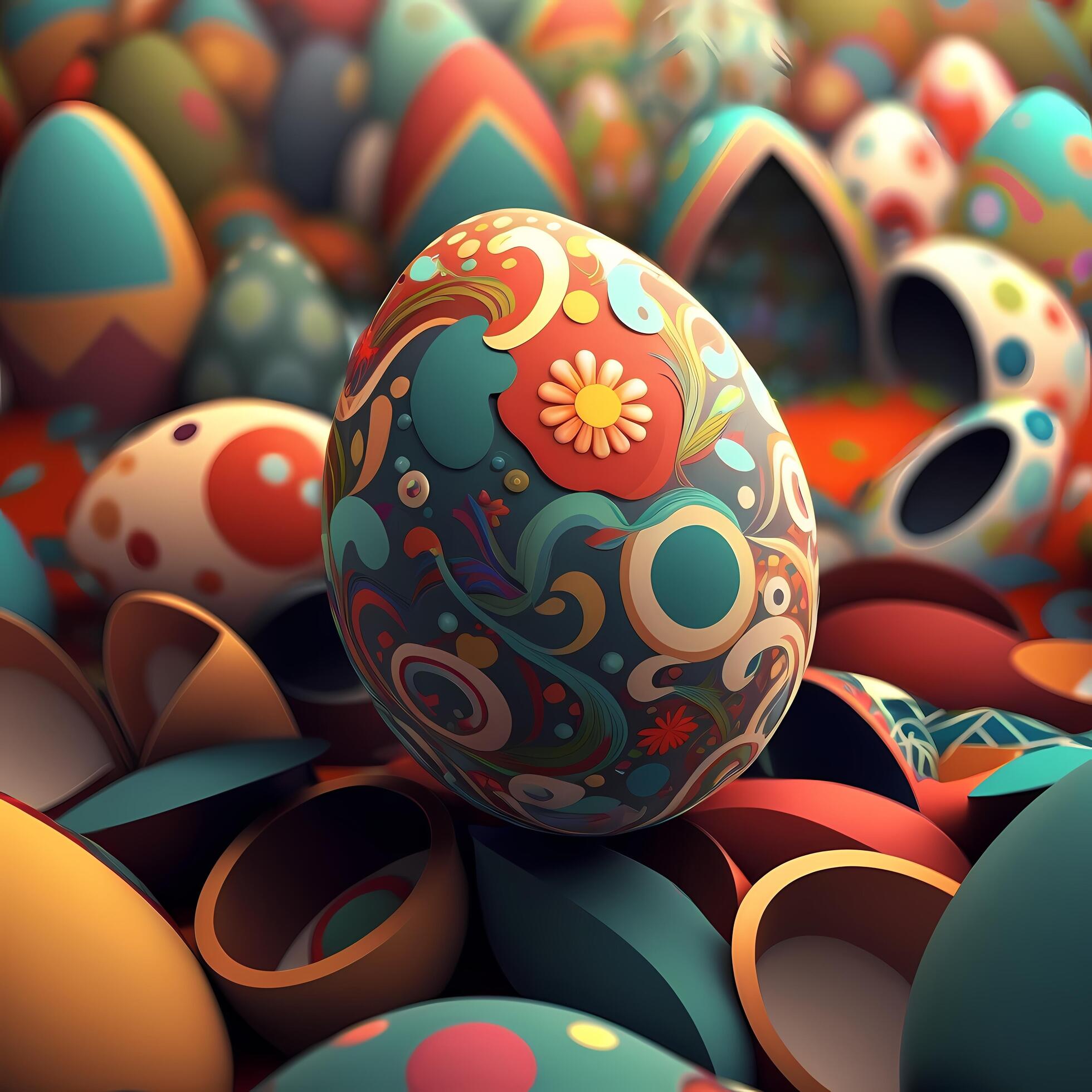 easter wallpaper illustration AI Generated 21950956 Stock Photo at Vecteezy
