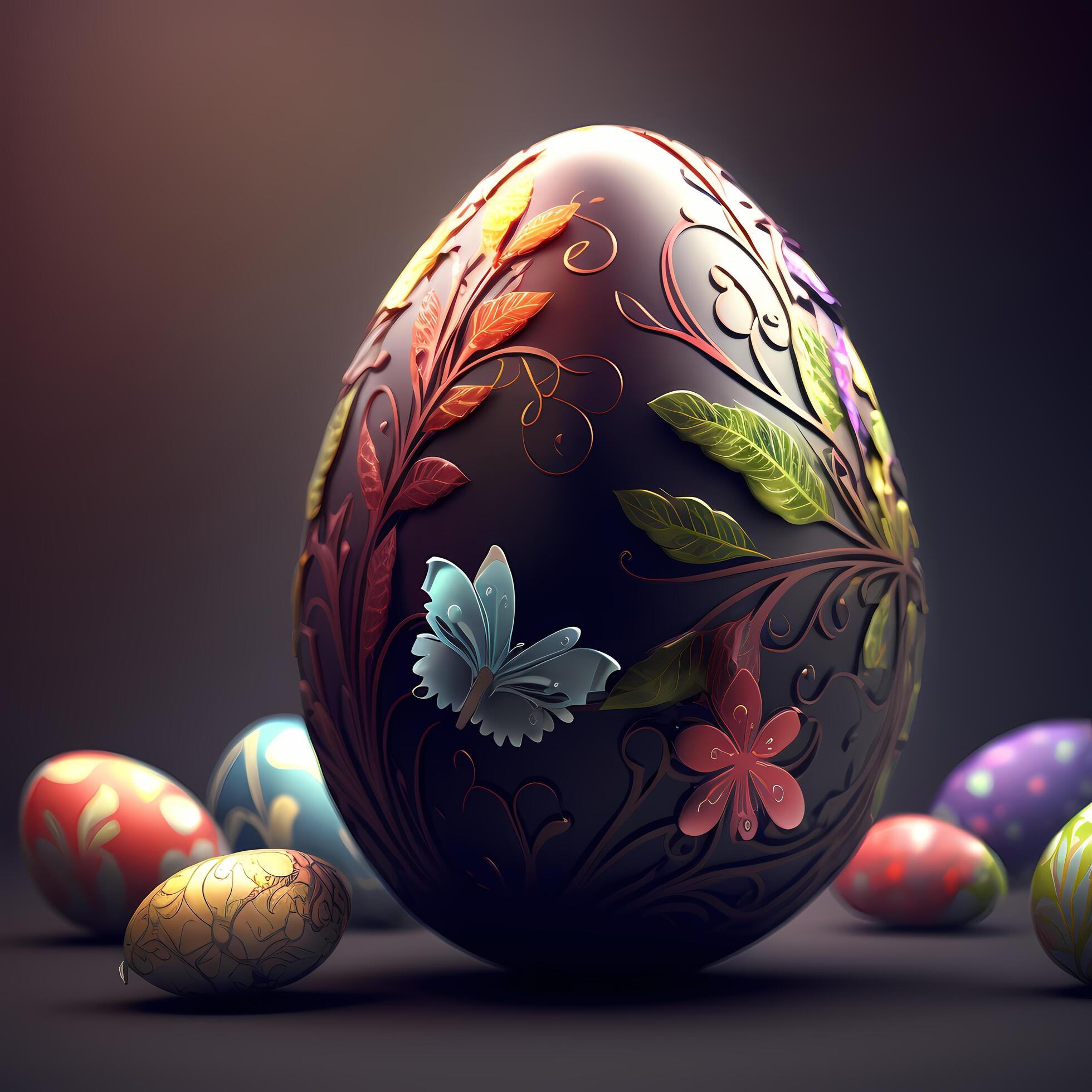 easter wallpaper illustration AI Generated 21950957 Stock Photo at Vecteezy