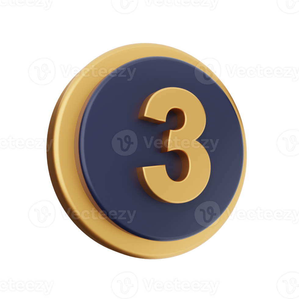 3d Number Icon Illustration 21951067 PNG 3d-number-icon-illustration-21951067-png