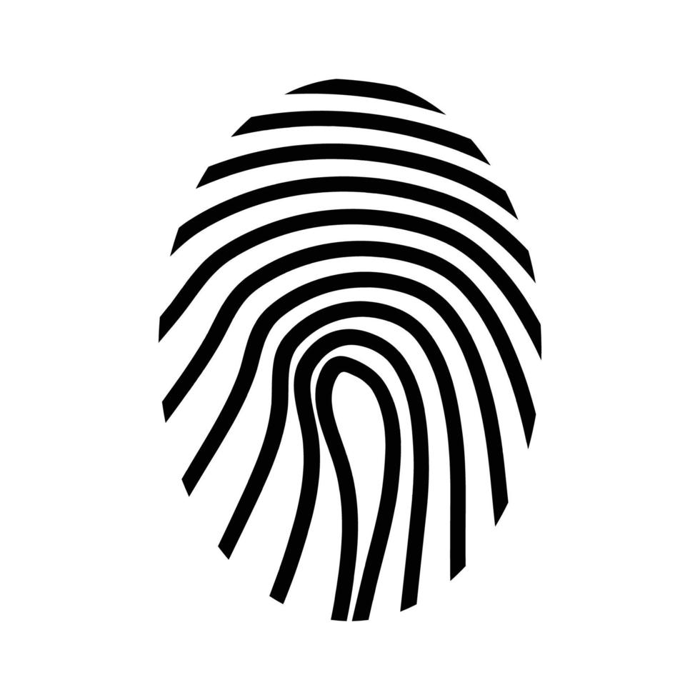 fingerprint probe logo vector