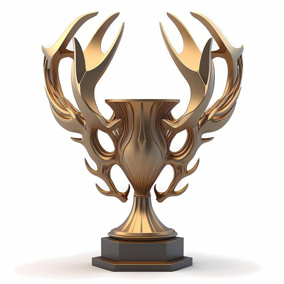 trophy illustration AI Generated photo