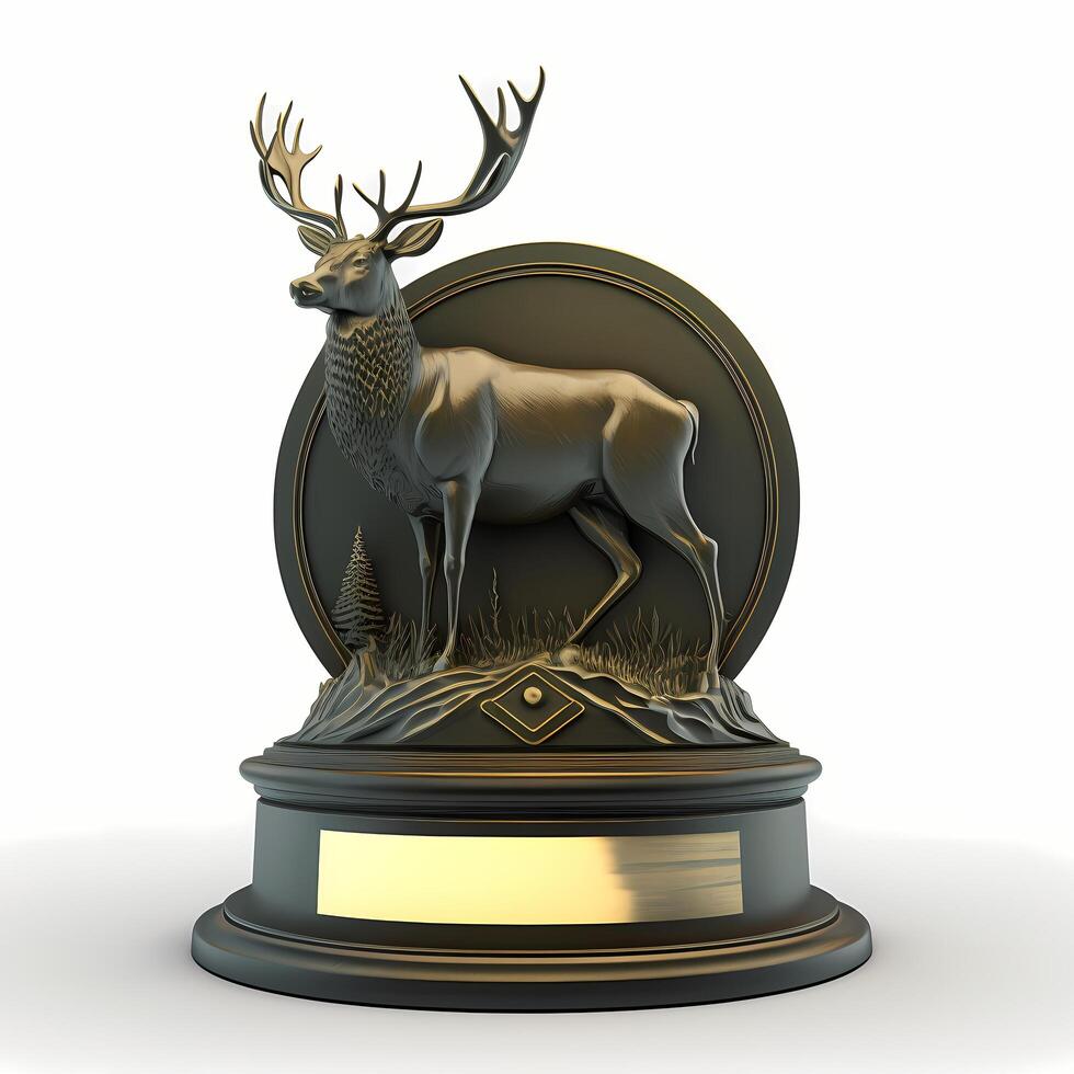 trophy illustration AI Generated photo