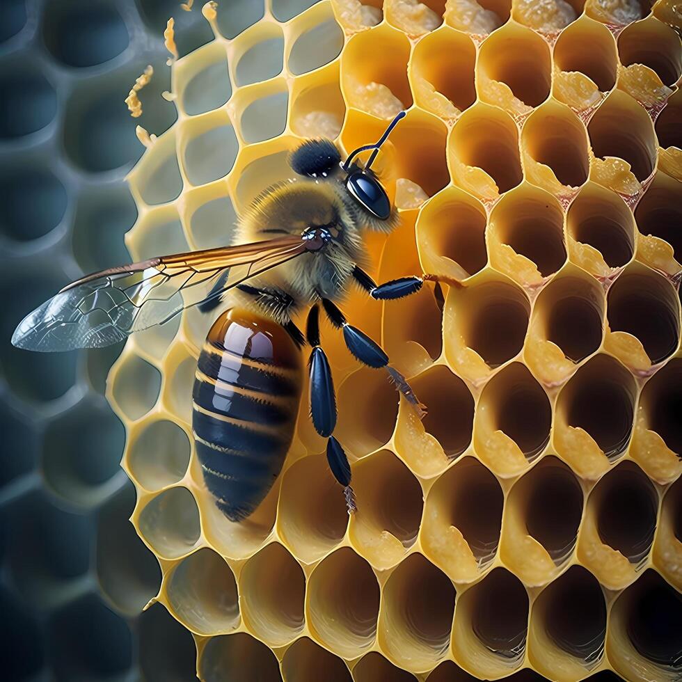 honey bee illustration photo