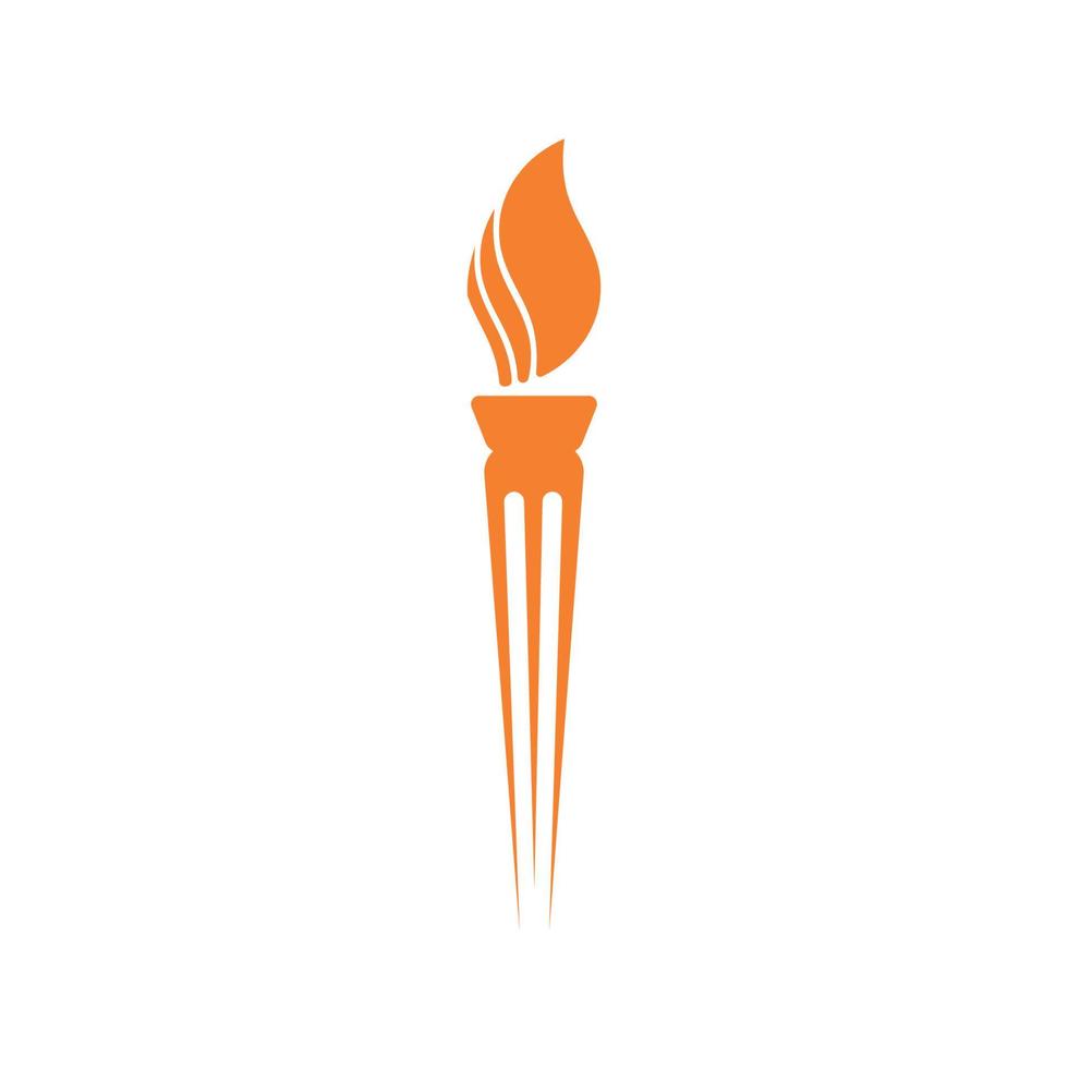 torch icon vector