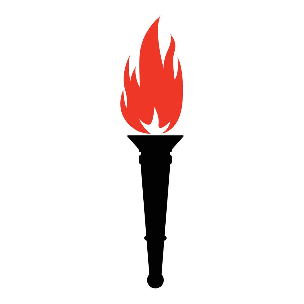 vector de icono de antorcha