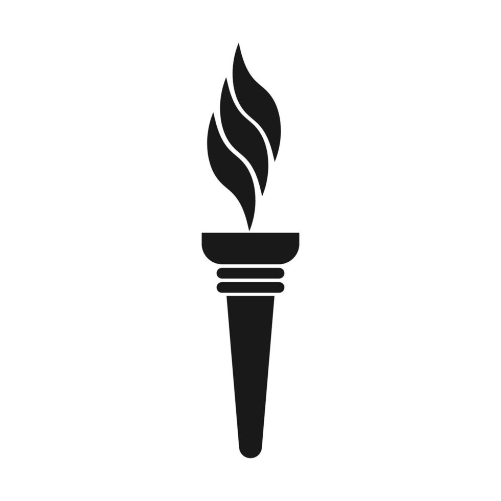 torch icon vector