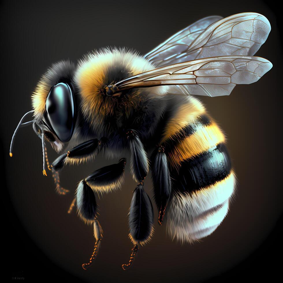 honey bee illustration photo