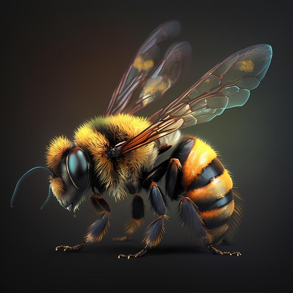 honey bee illustration photo