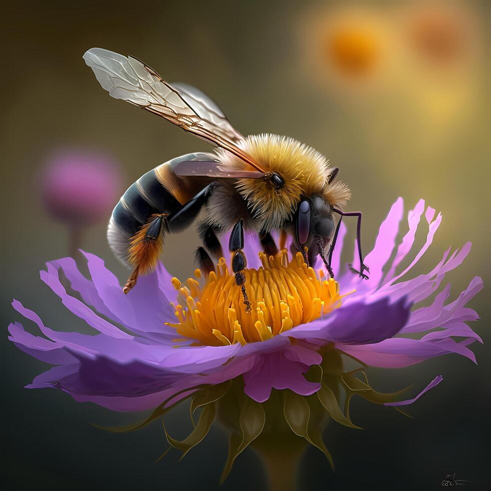 honey bee illustration photo