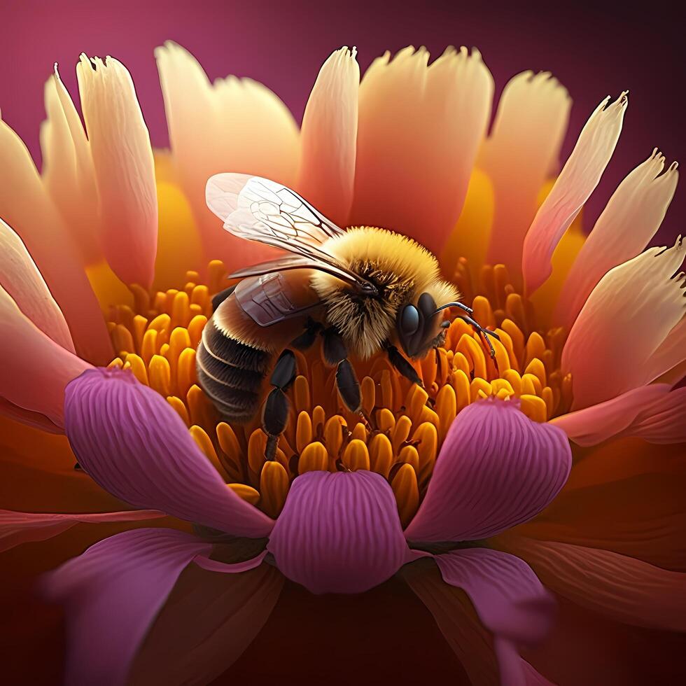 honey bee illustration photo