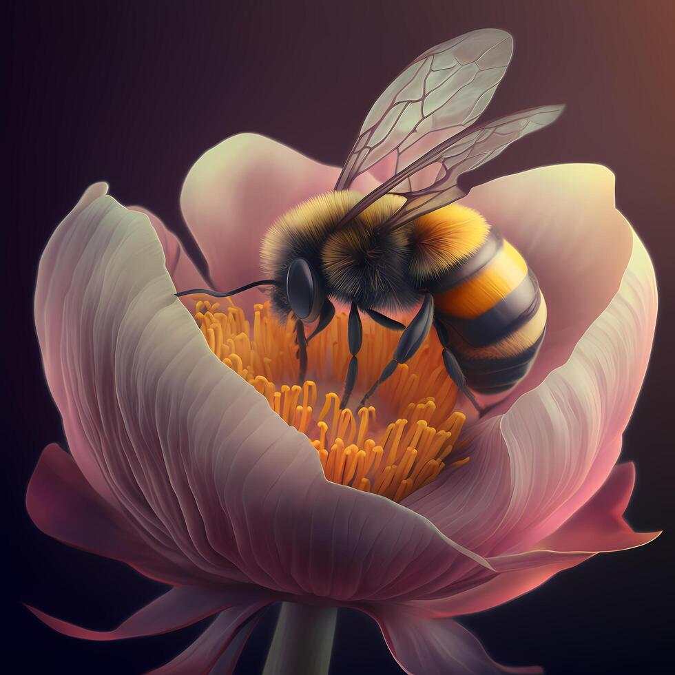 honey bee illustration photo