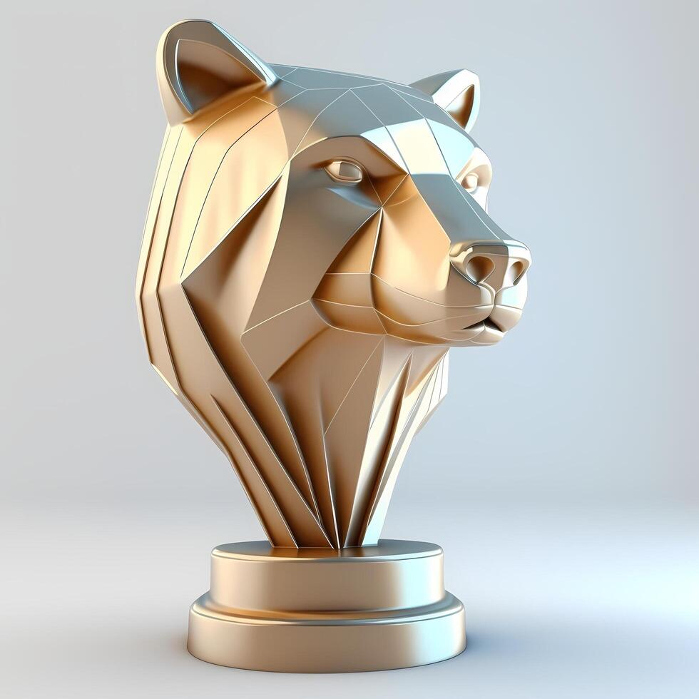 trophy illustration AI Generated photo