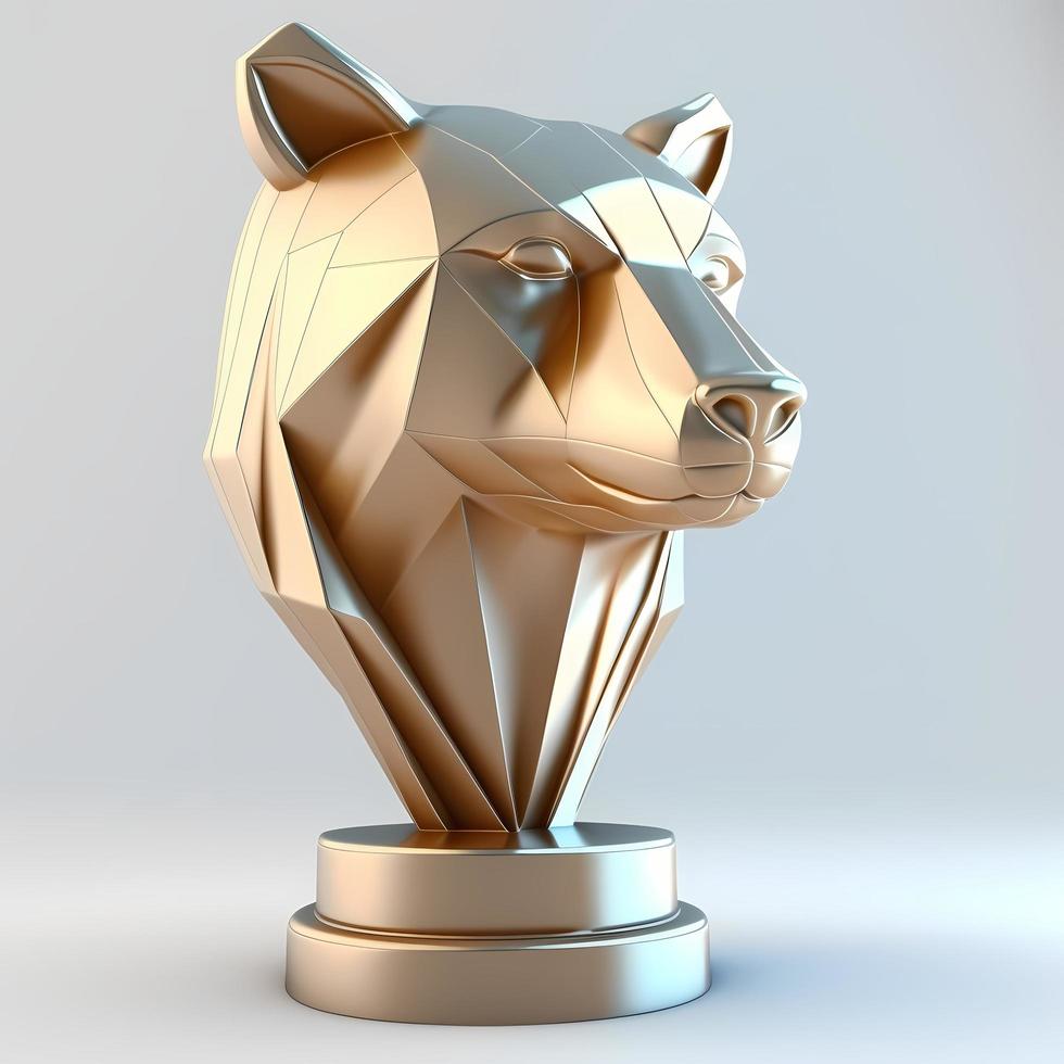 trophy illustration AI Generated photo