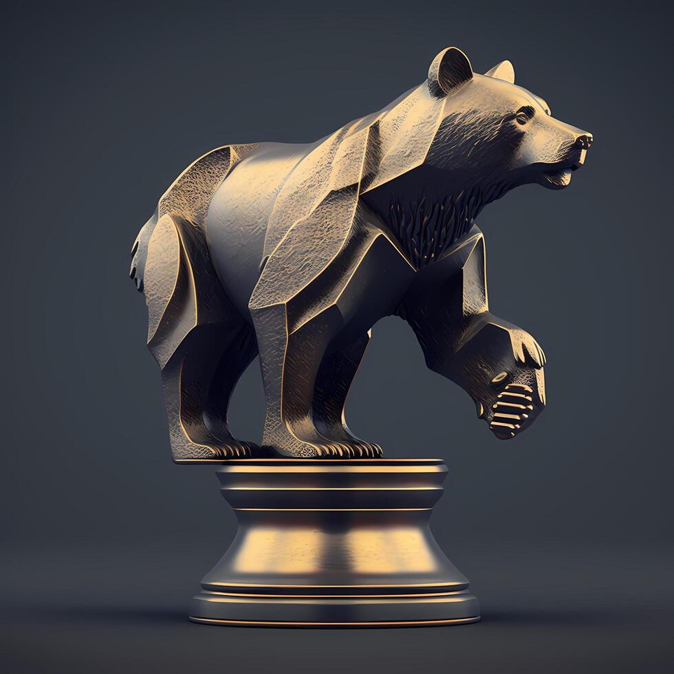 trophy illustration AI Generated photo