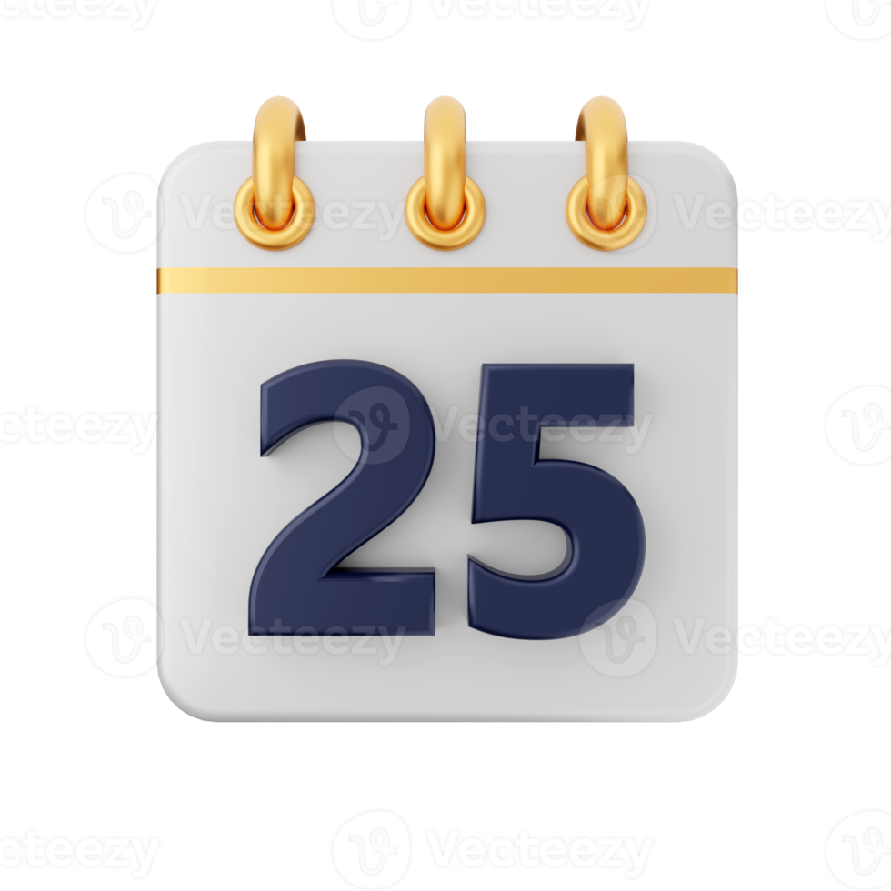 3d calendar icon illustration render png
