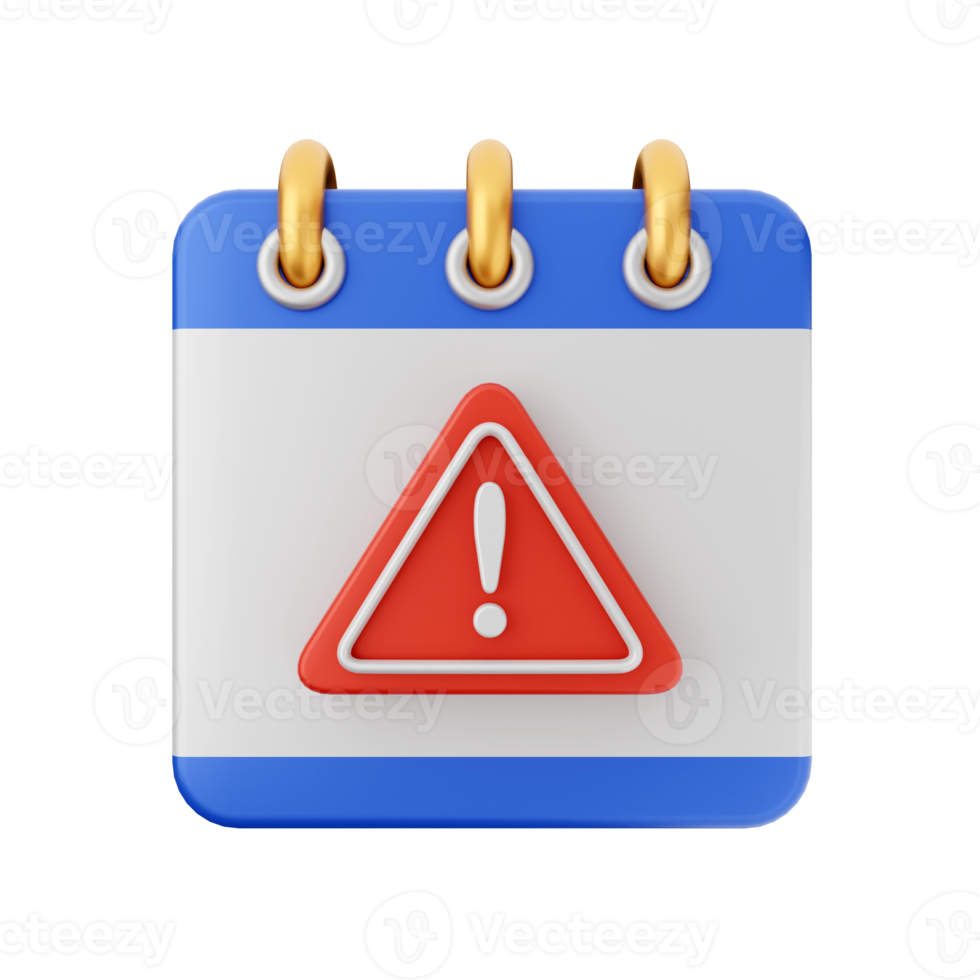 3d calendar icon illustration png