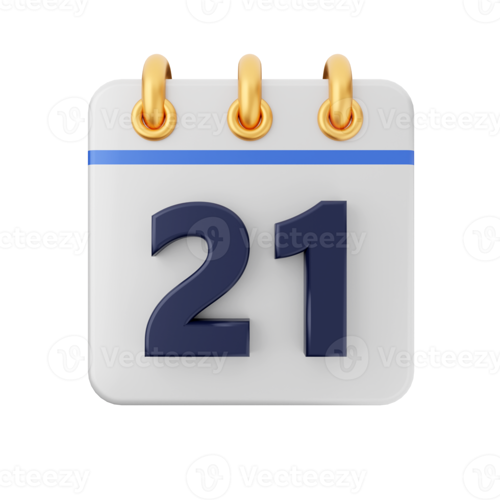 3d calendar icon illustration png