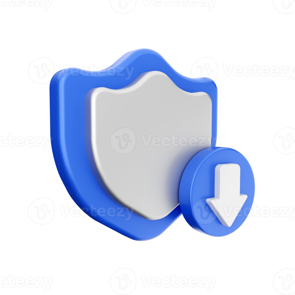 3d download icon illustration png