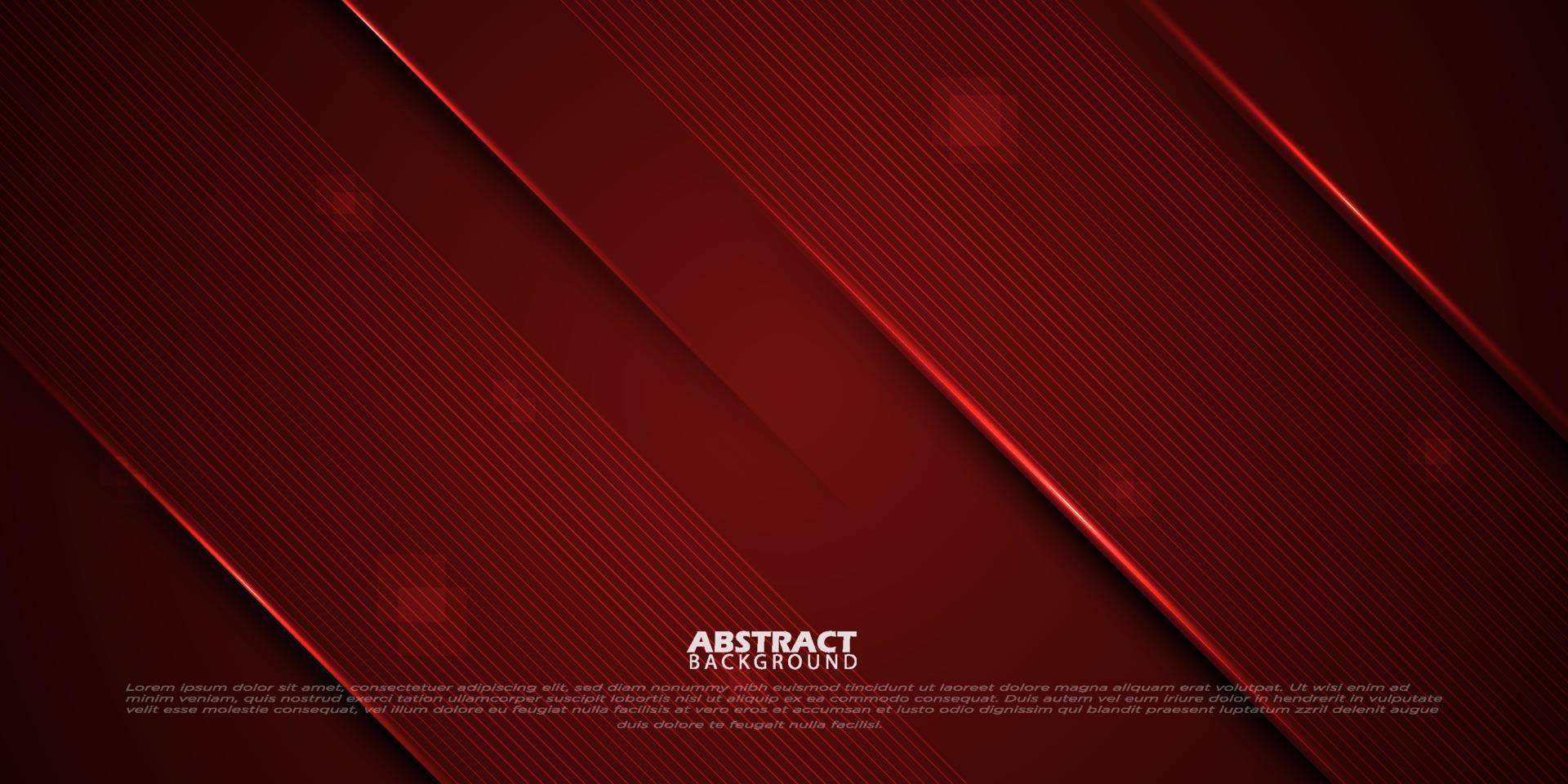 Modern abstract dark red gradient illustration background with 3d look and simple pattern. cool design and luxury.Eps10 vector