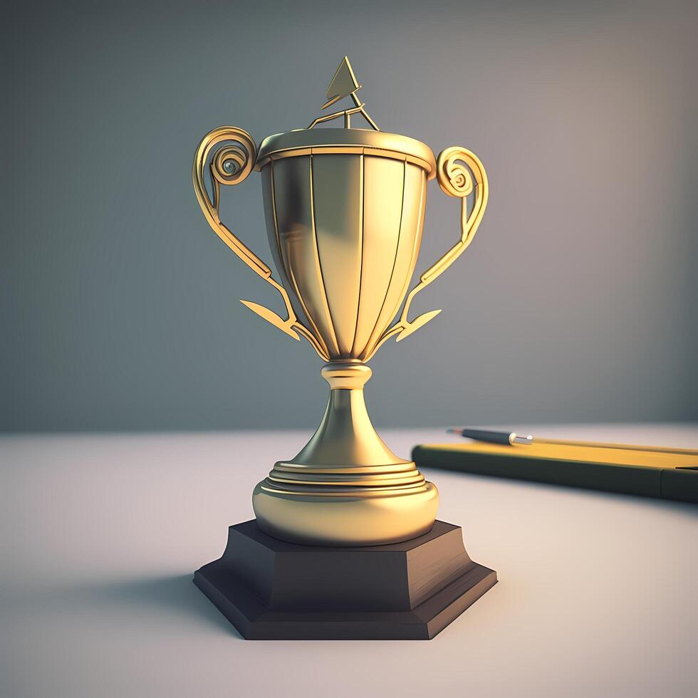 trophy illustration aesthetic photo