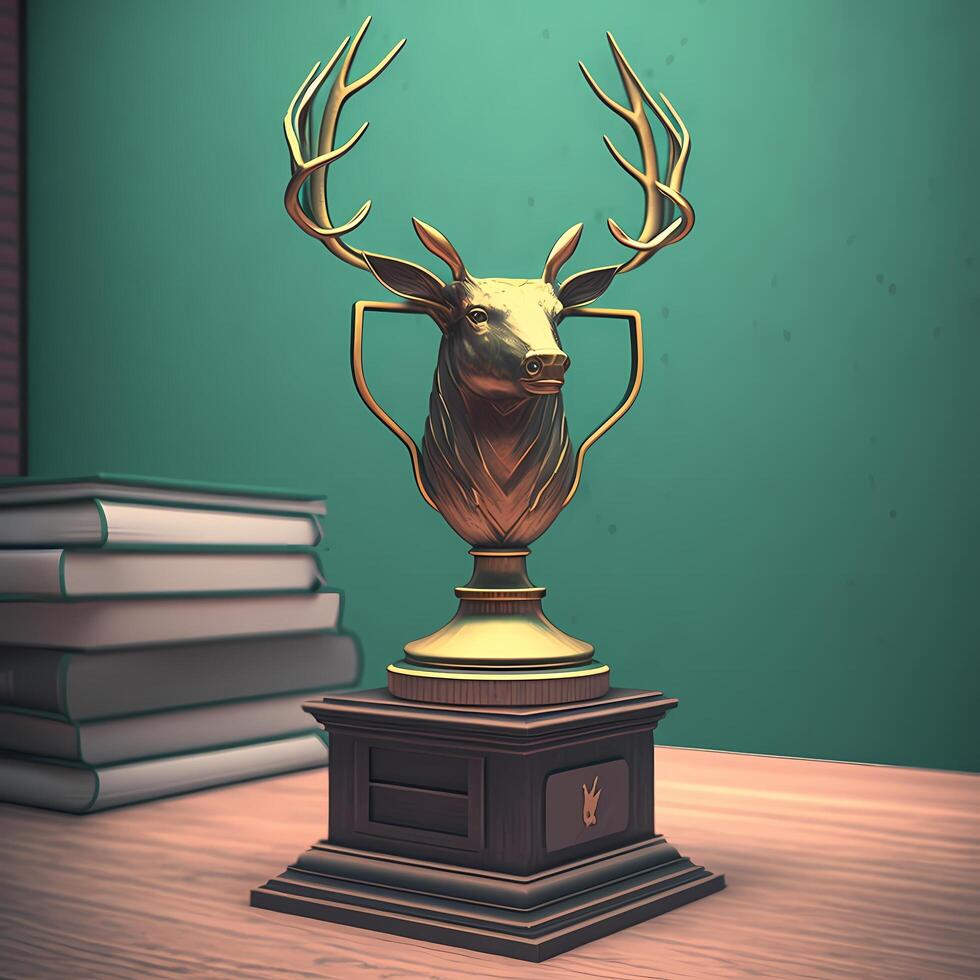 trophy illustration AI Generated photo