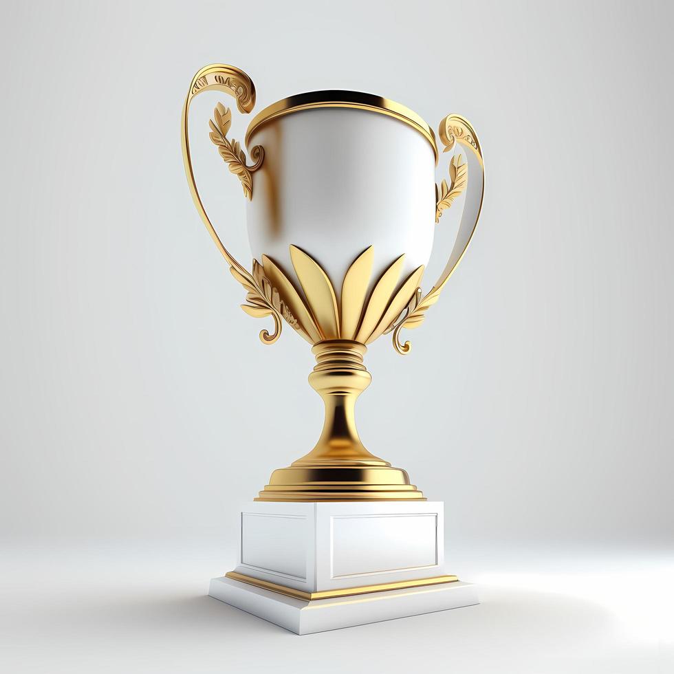 trophy illustration AI Generated photo