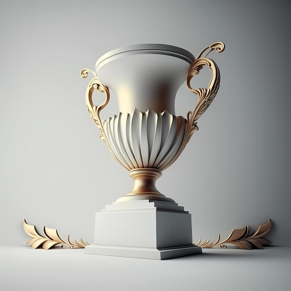 trophy illustration AI Generated photo