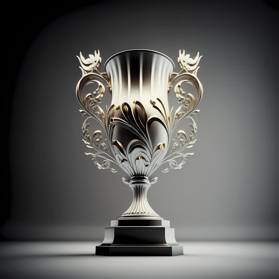 trophy illustration AI Generated photo