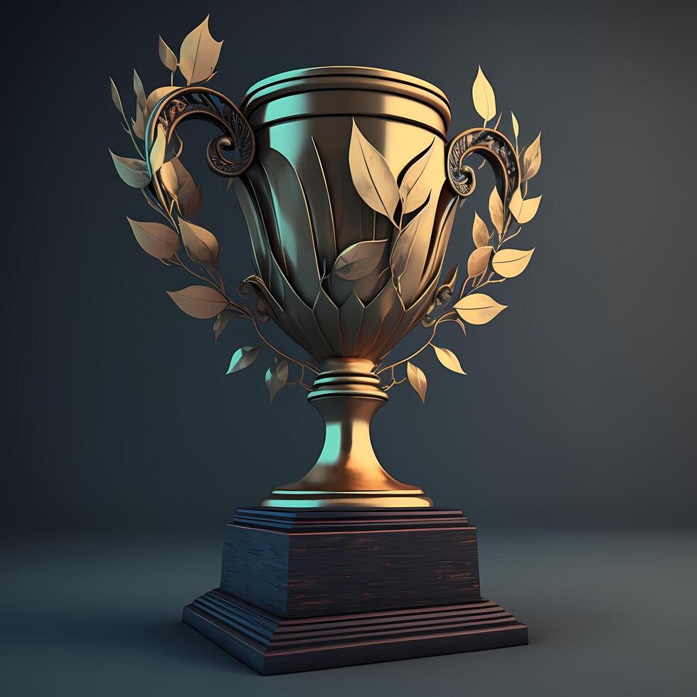 trophy illustration aesthetic photo