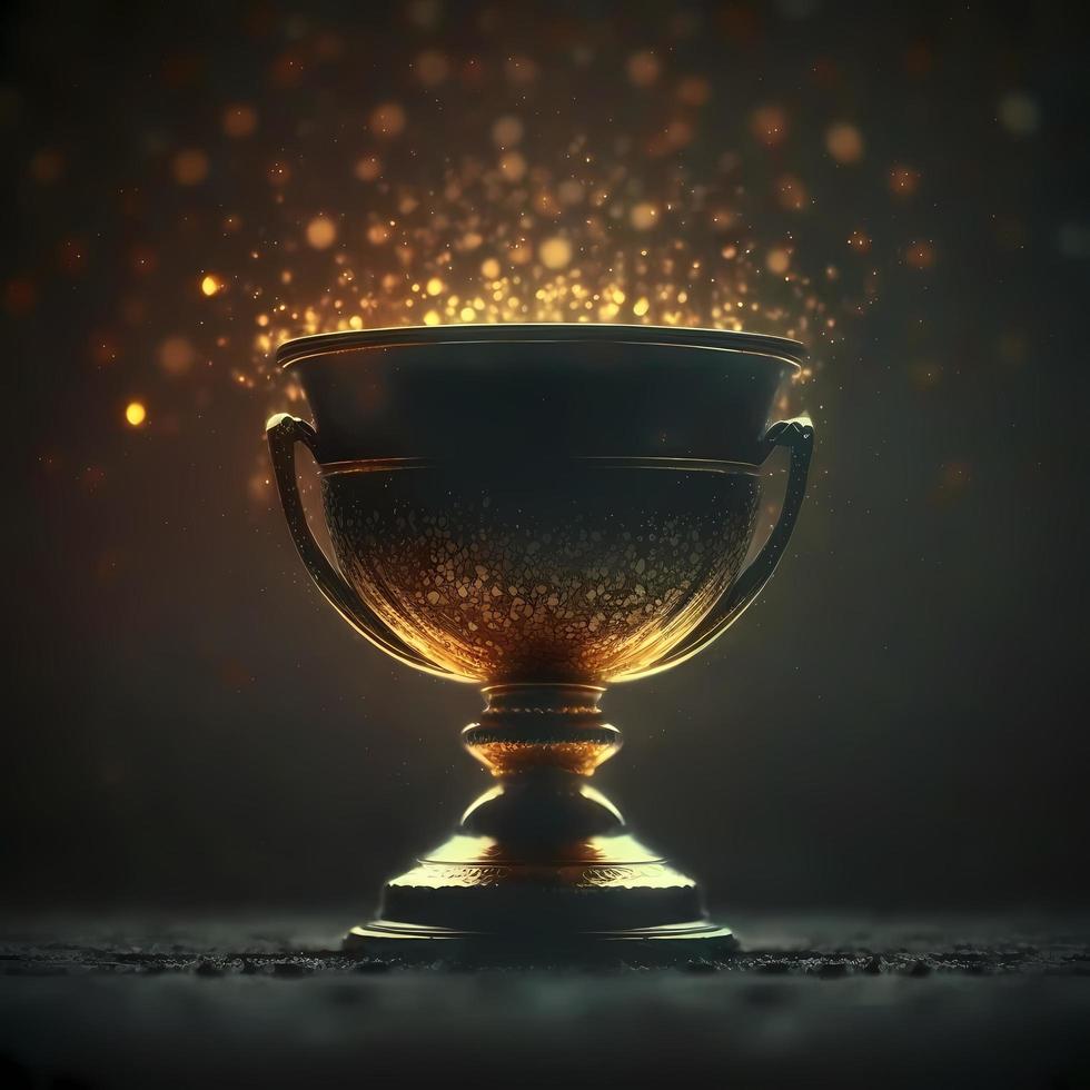 trophy illustration AI Generated photo