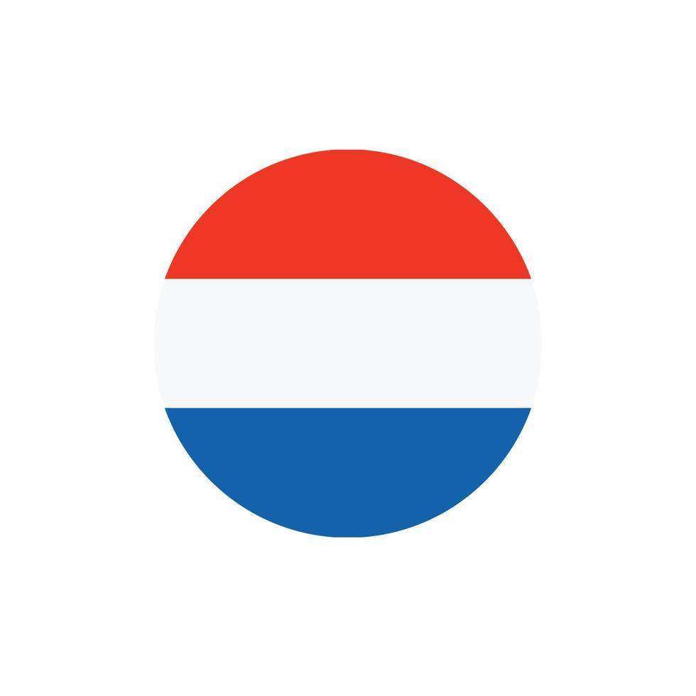 Holanda bandera vector ilustración diseño