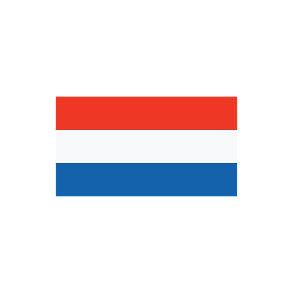 Holanda bandera vector ilustración diseño