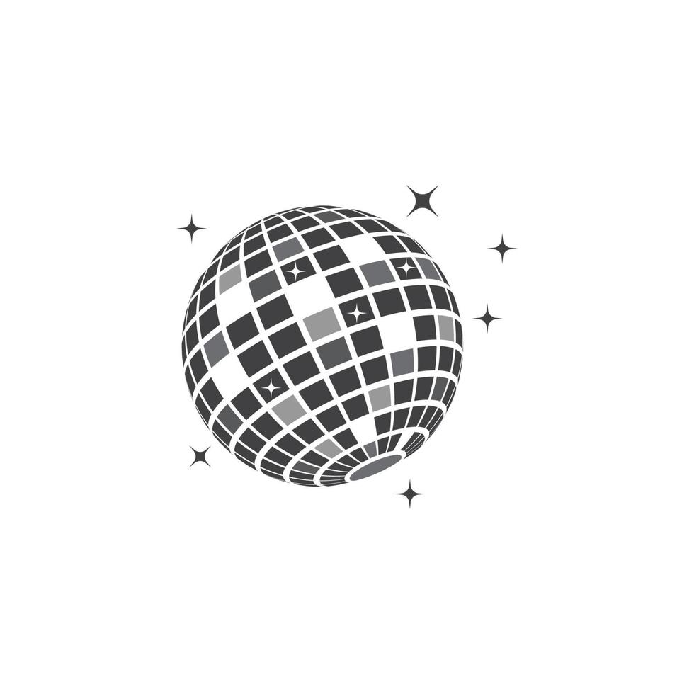 disco pelota icono vector ilustración diseño