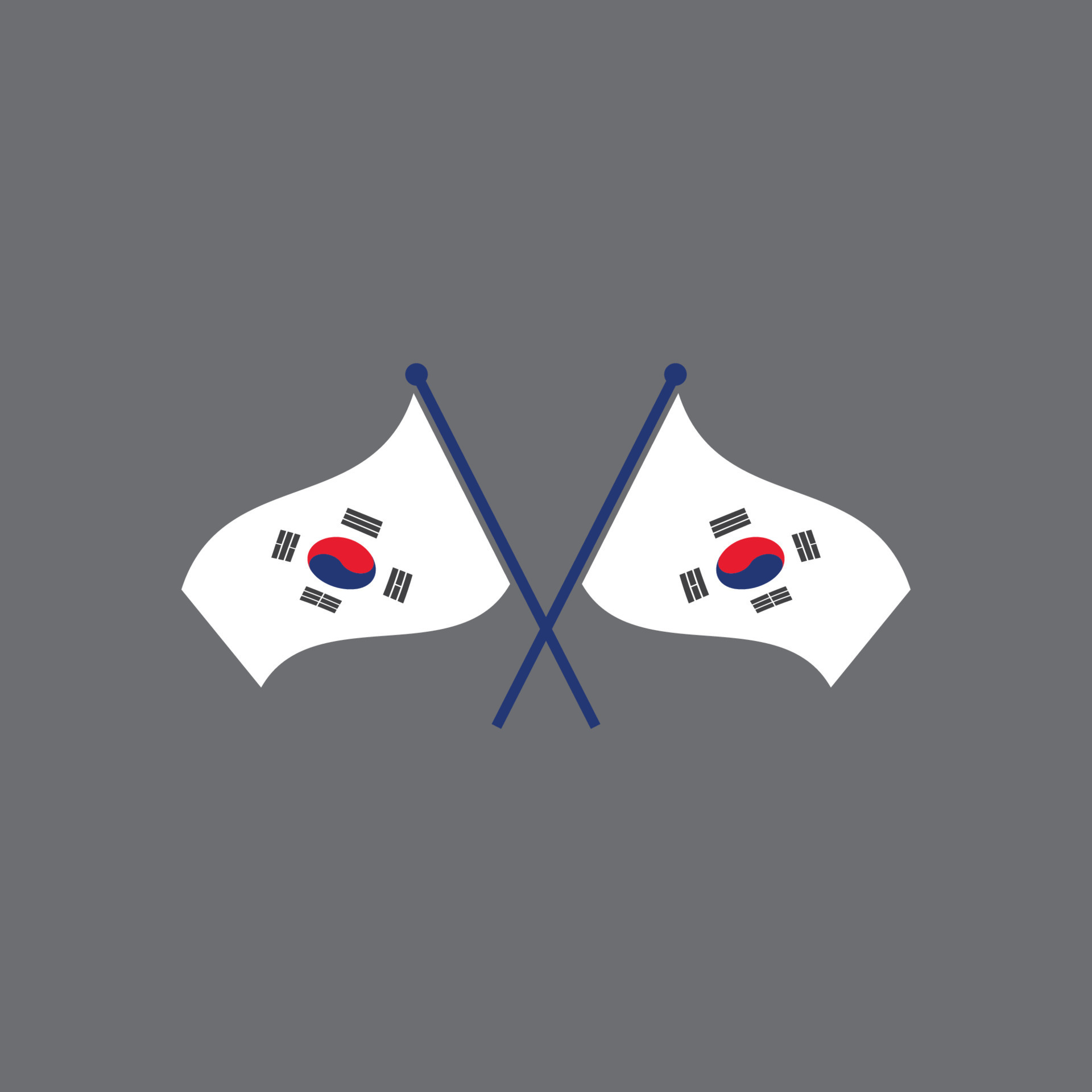 korean flag vector illustration design 21951883 Vector Art at Vecteezy