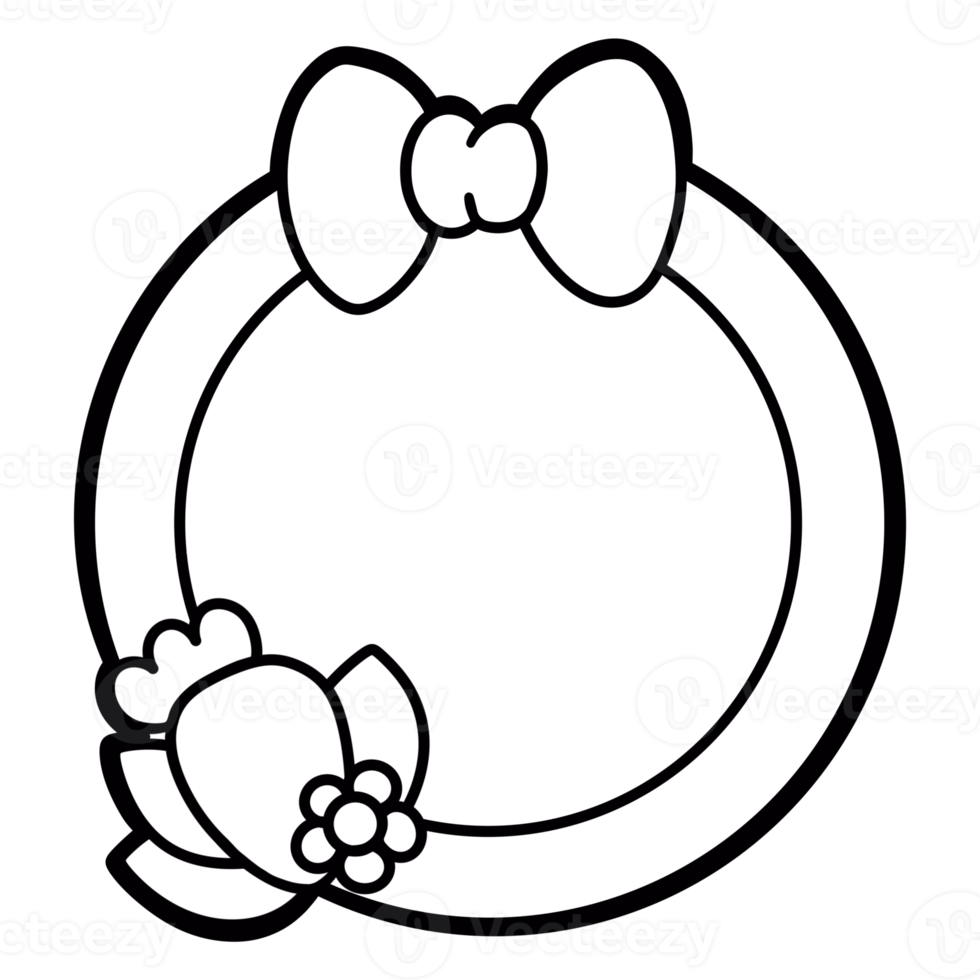 Outline Cute Elements png