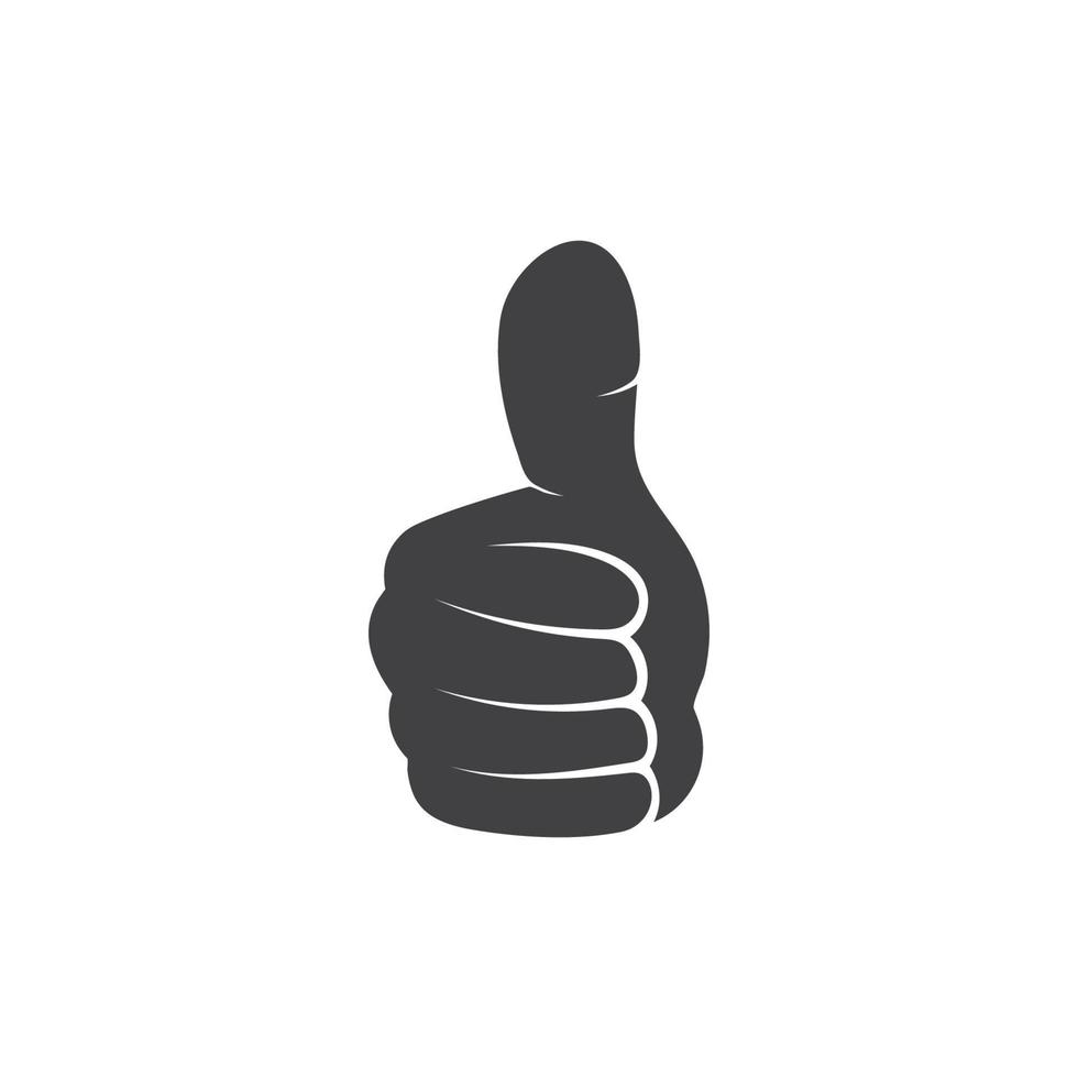 thumb hand up icon vector illustration design