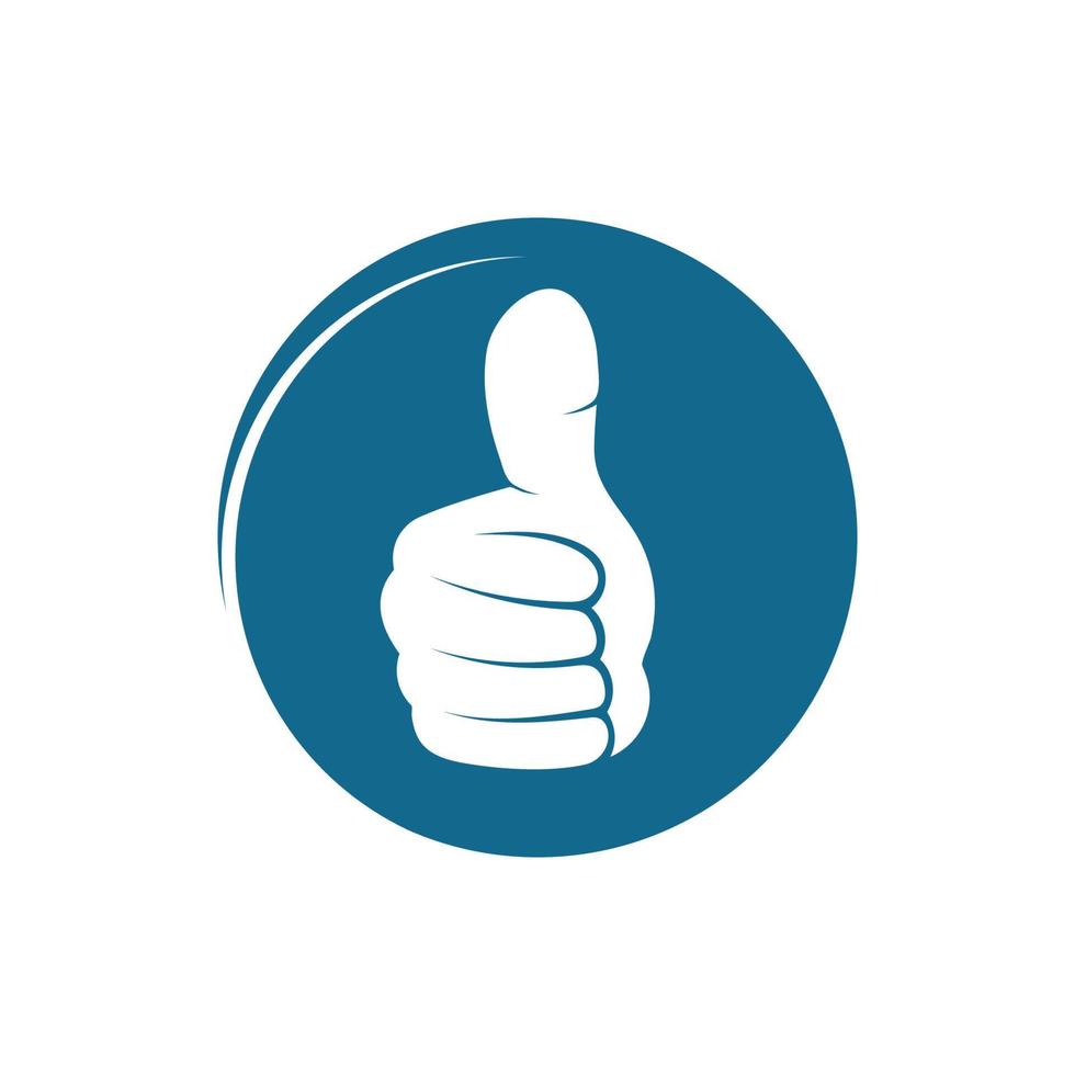 thumb hand up icon vector illustration design
