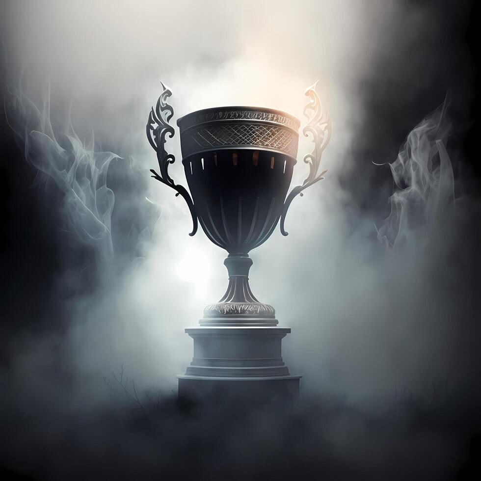 trophy illustration AI Generated photo