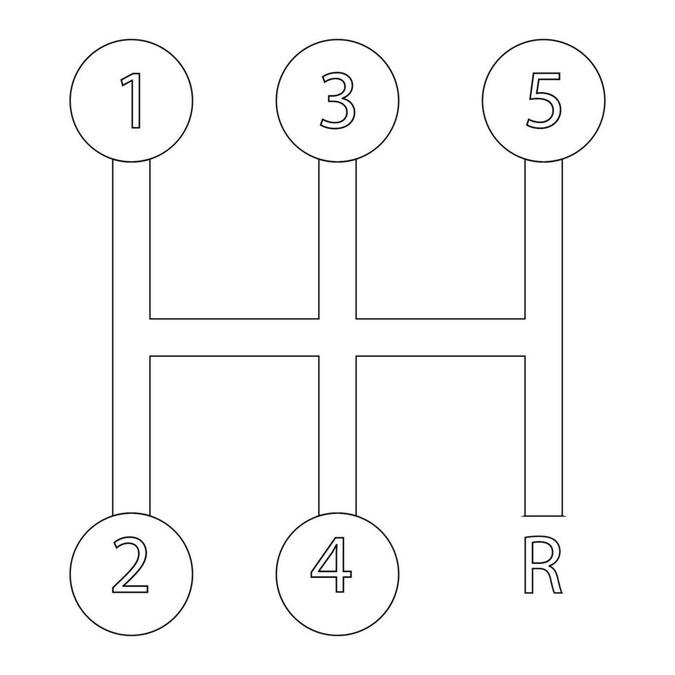 lever icons of various models vector