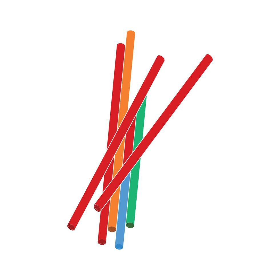 straw icon vector